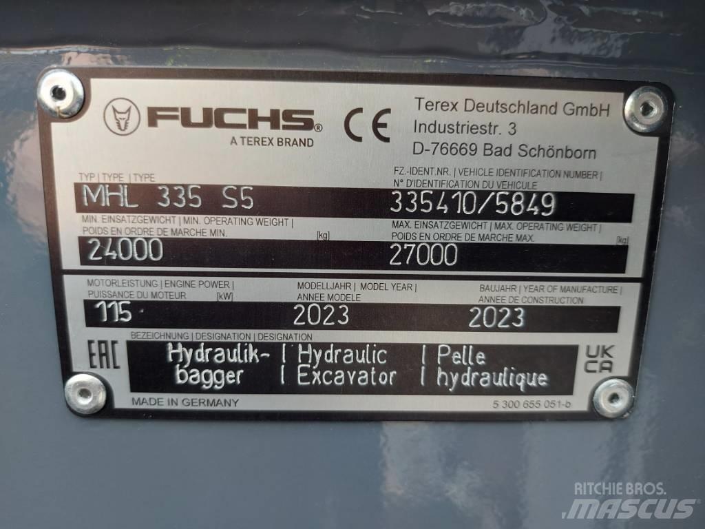Fuchs MHL335F Atliekų / pramoniniai krautuvai