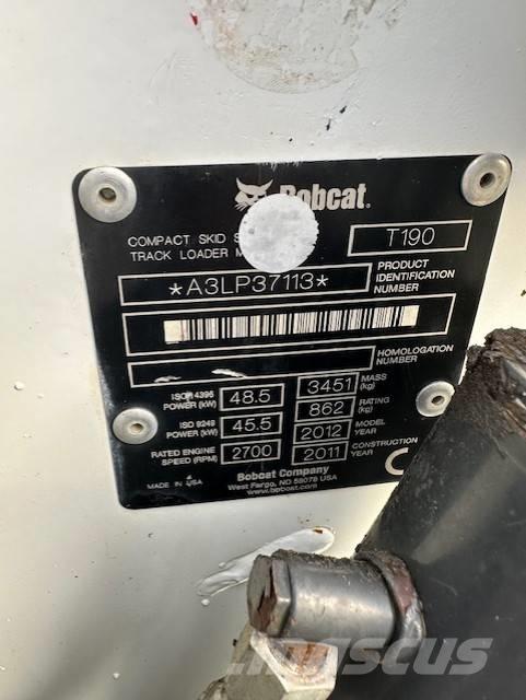 Bobcat T 190 Krautuvai su šoniniu pasukimu