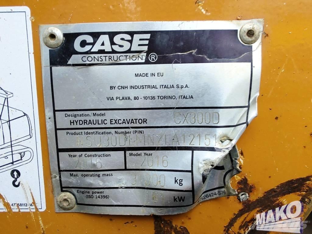 CASE CX 300 D Vikšriniai ekskavatoriai