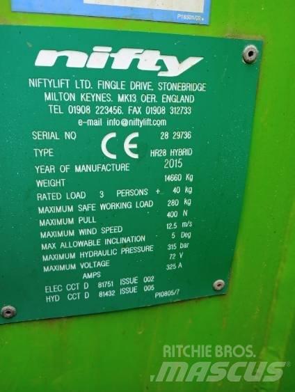 Niftylift HR 28 Alkūniniai keltuvai