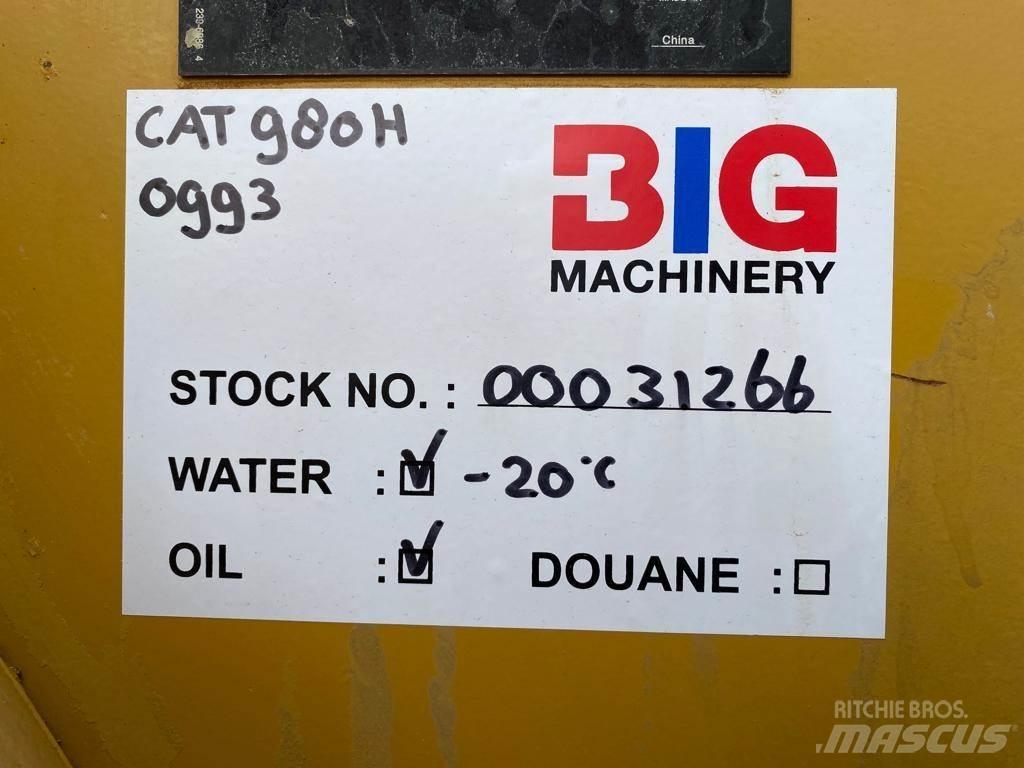 CAT 980H Naudoti ratiniai krautuvai