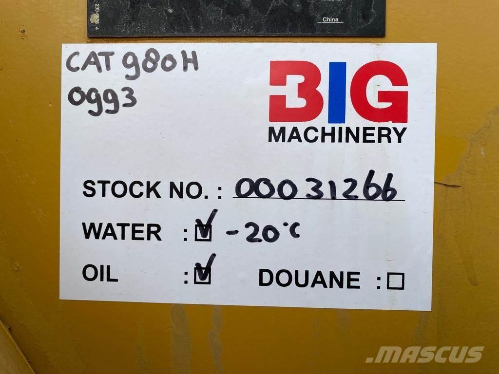 CAT 980H Naudoti ratiniai krautuvai