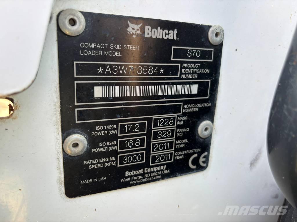 Bobcat S 70 Krautuvai su šoniniu pasukimu