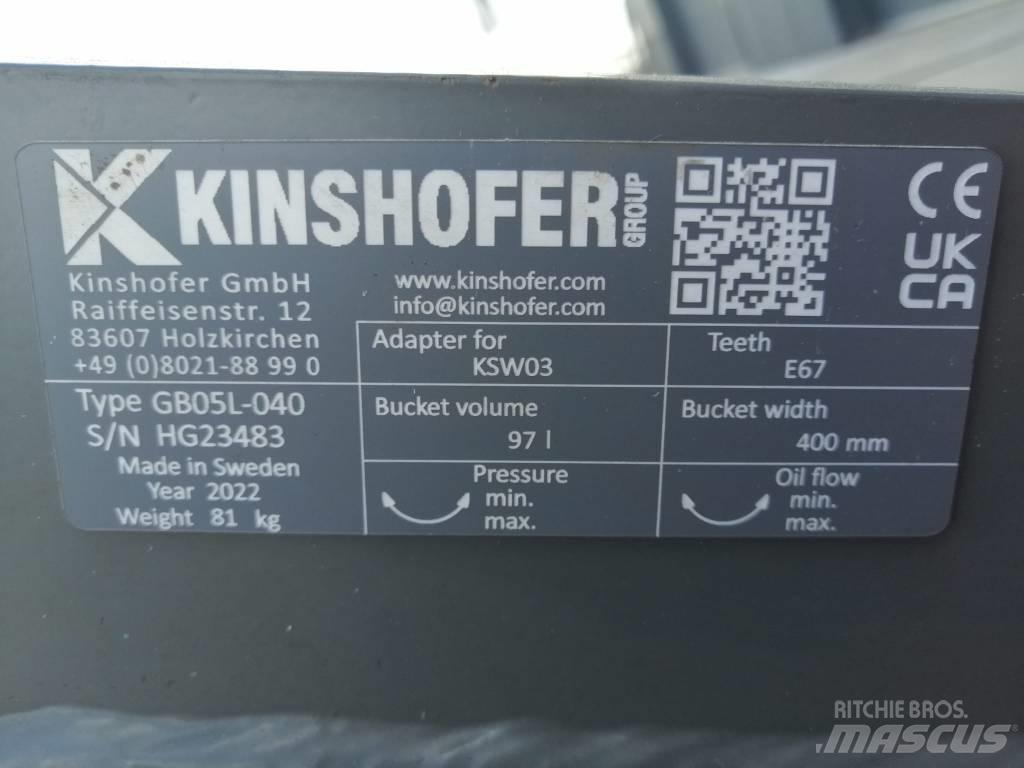 Kinshofer MS-03 Griebtuvai