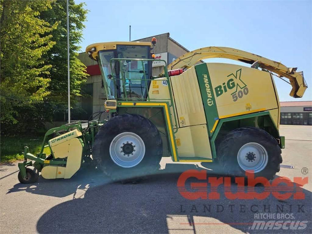 Krone Big X 500 Pašarų ruošimo technika