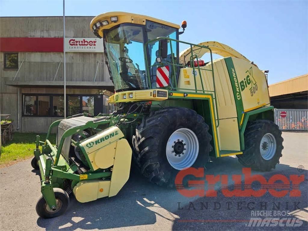 Krone Big X 500 Pašarų ruošimo technika