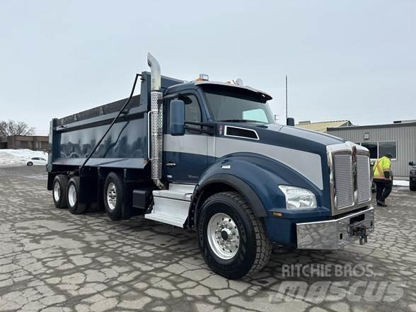 Kenworth T880 Savivarčių priekabų vilkikai