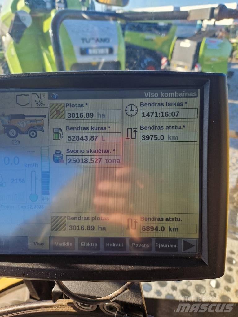 New Holland CX 8.85 Derliaus nuėmimo kombainai