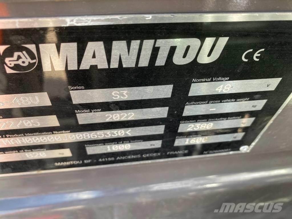 Manitou ME 316 Elektriniai šakiniai krautuvai