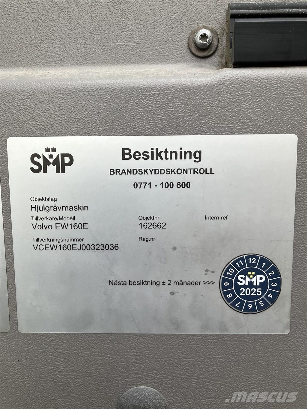 Volvo EW 160 E Ratiniai ekskavatoriai