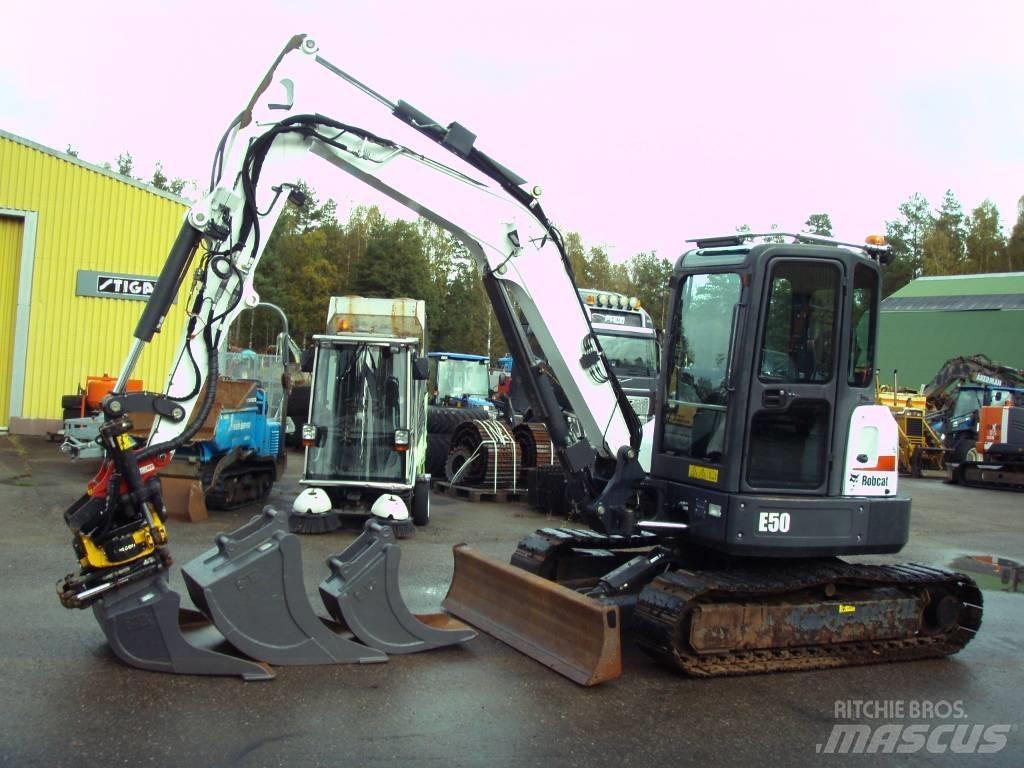Bobcat E 50 Mini ekskavatoriai < 7 t