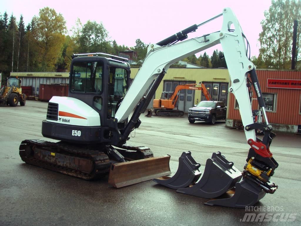 Bobcat E 50 Mini ekskavatoriai < 7 t