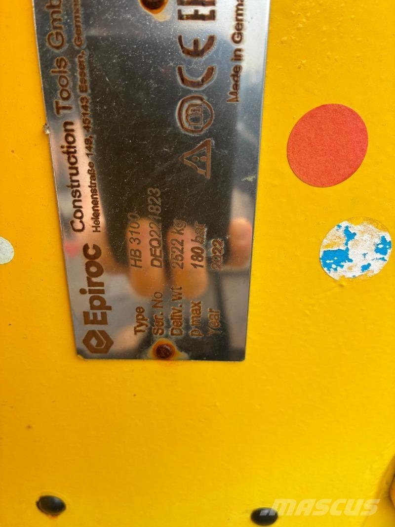 Epiroc HB3100 Hidrauliniai kūjai / Trupintuvai