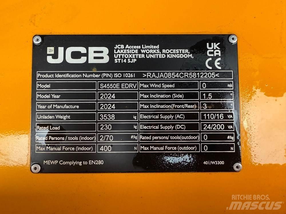 JCB S4550E Žirkliniai keltuvai