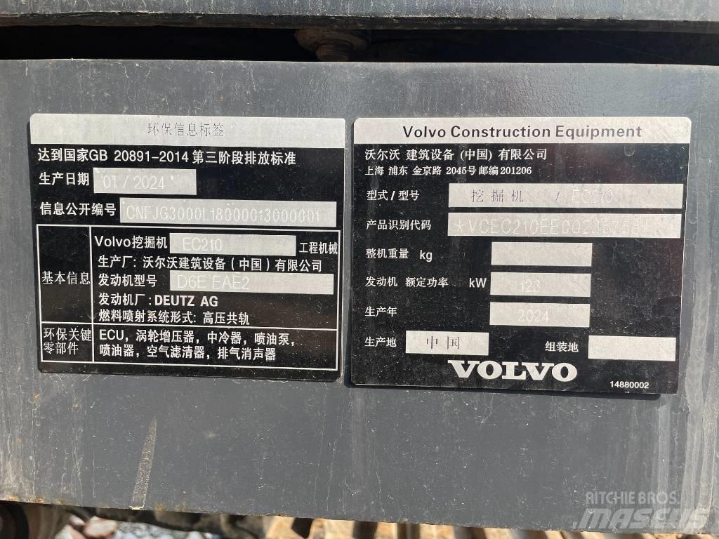 Volvo EC 210 Vikšriniai ekskavatoriai