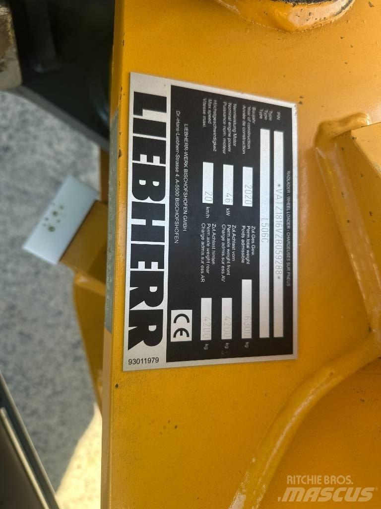 Liebherr L 506 Naudoti ratiniai krautuvai