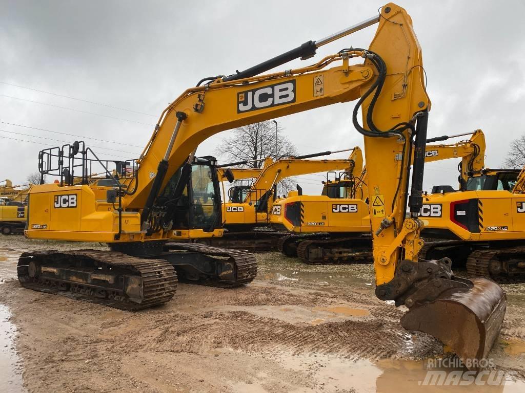 JCB 220 XL Vikšriniai ekskavatoriai