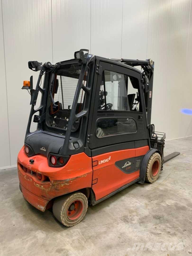 Linde E35L Elektriniai šakiniai krautuvai