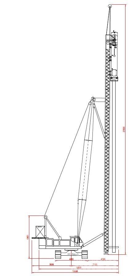 Hitachi KH300-3 PD Vikšriniai kranai