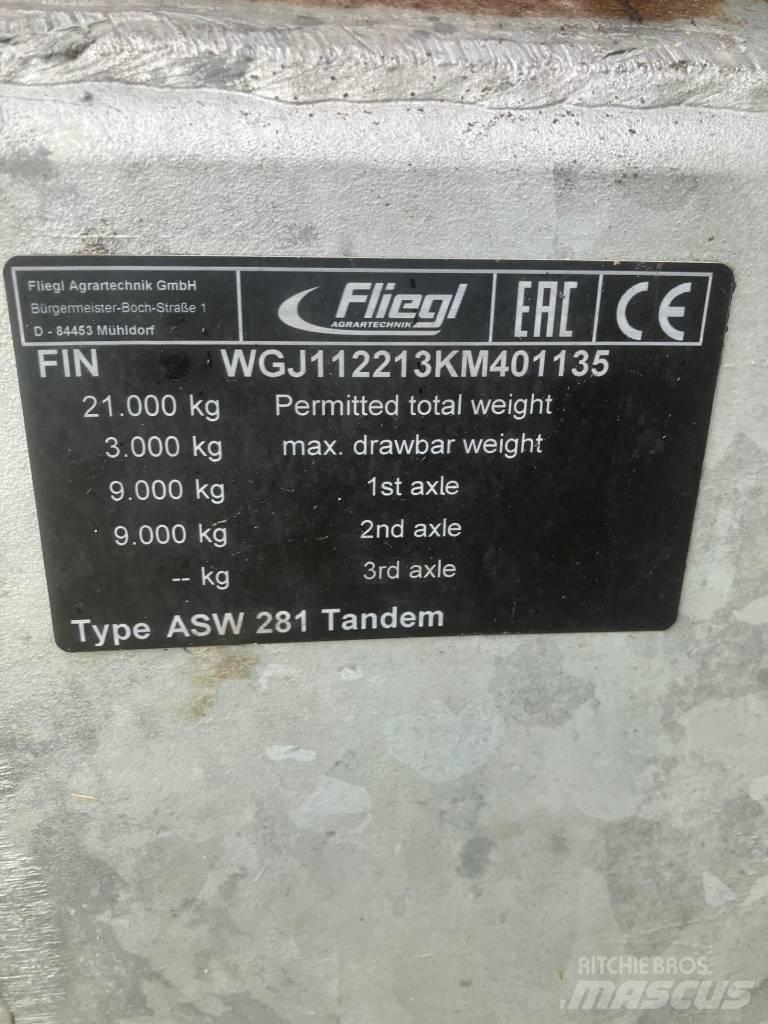 Fliegl asw 281 Kitos priekabos