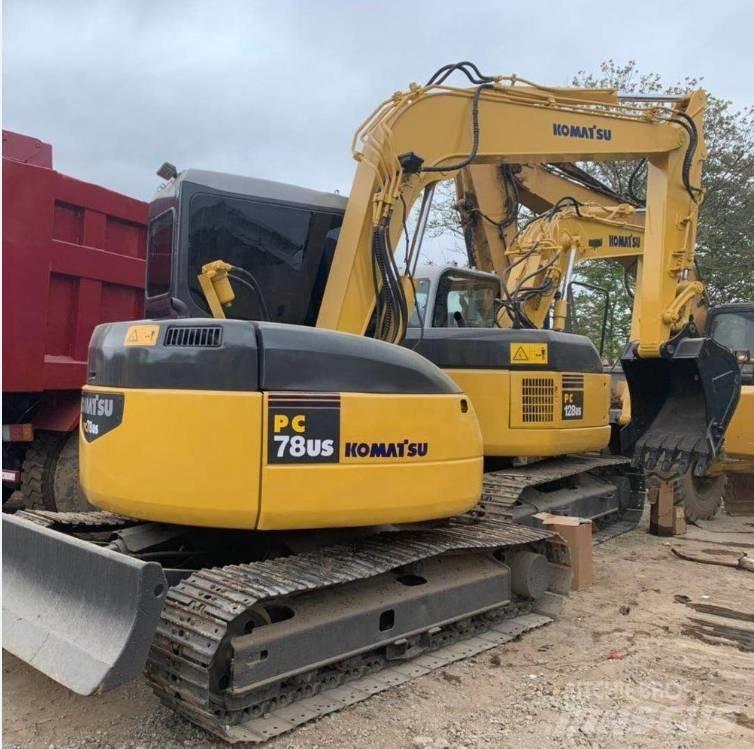 Komatsu pc78us Vidutinės galios ekskavatoriai 7-12 t
