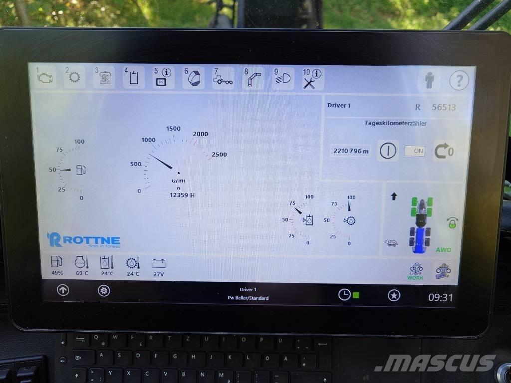 Rottne H11C Miško technika (Harvesteriai)