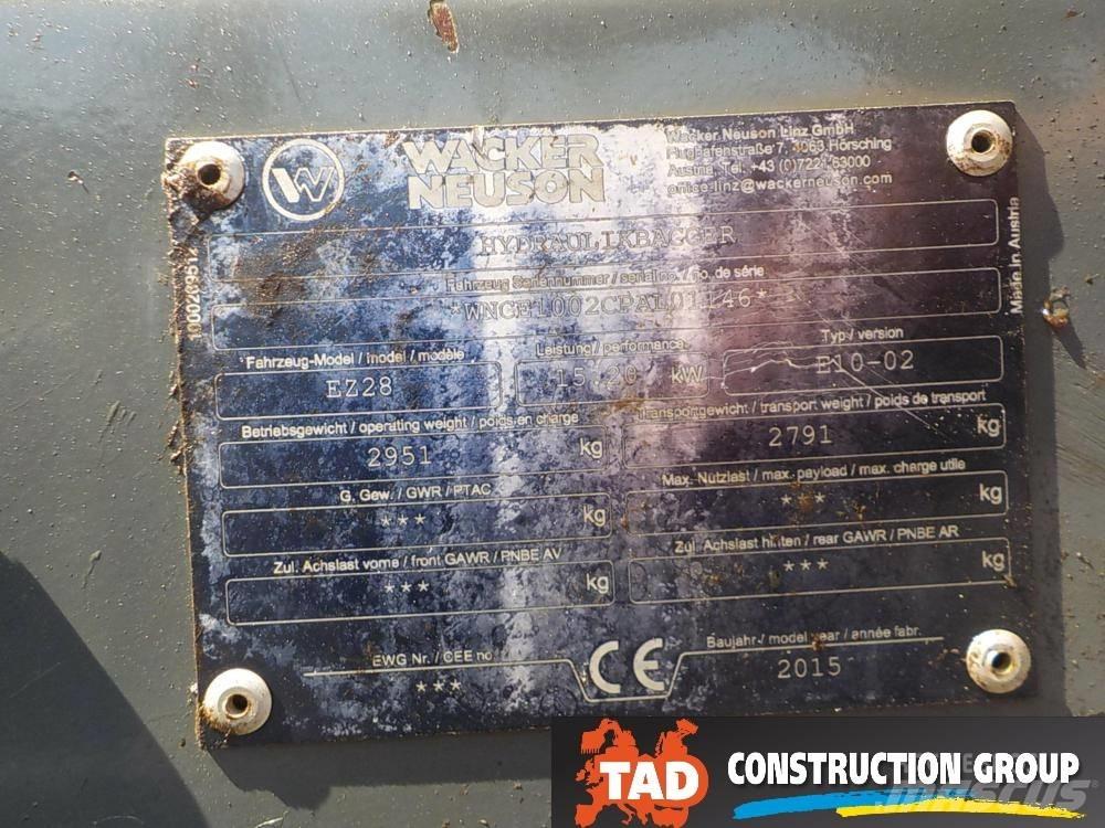 Wacker Neuson EZ28 Mini ekskavatoriai < 7 t