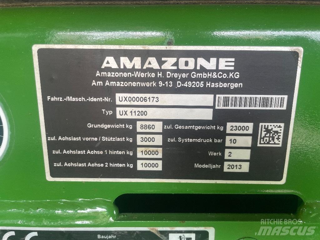Amazone UX 11200 Prikabinami purkštuvai