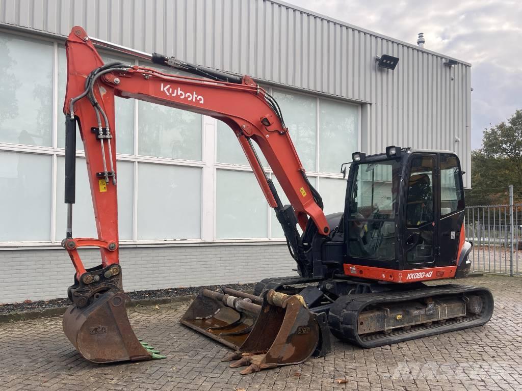 Kubota KX 080-4 CX Vidutinės galios ekskavatoriai 7-12 t
