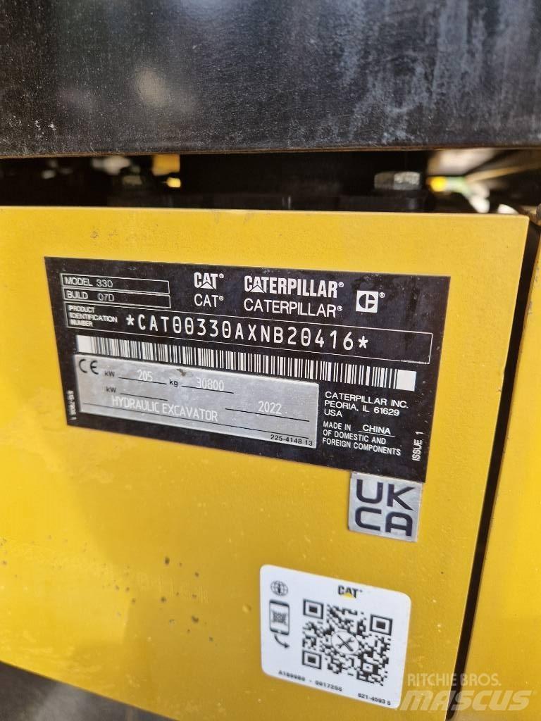 CAT 330 SLR Vikšriniai ekskavatoriai