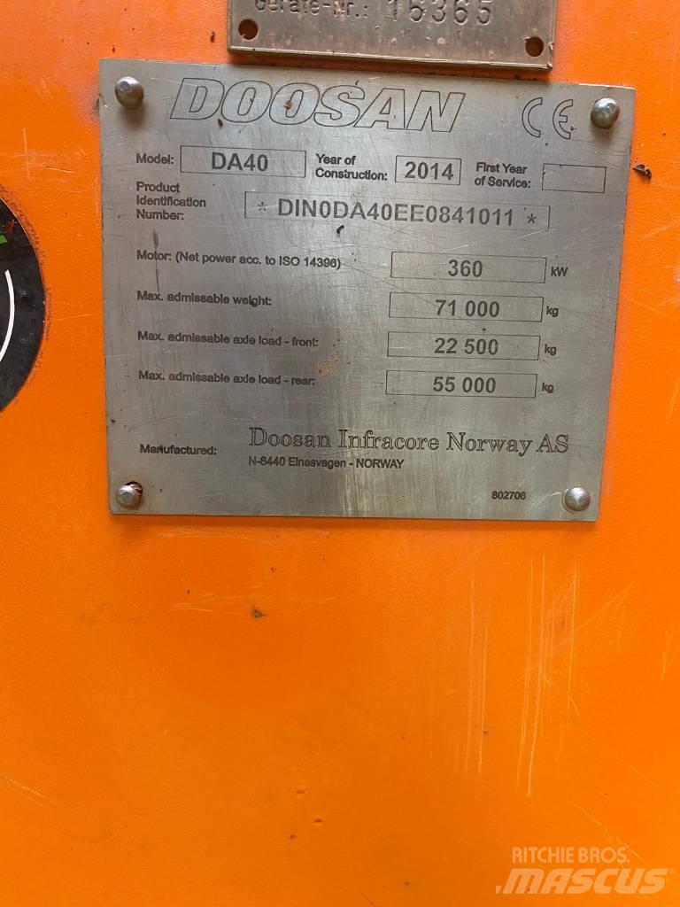 Doosan DA 40 Karjeriniai savivarčiai