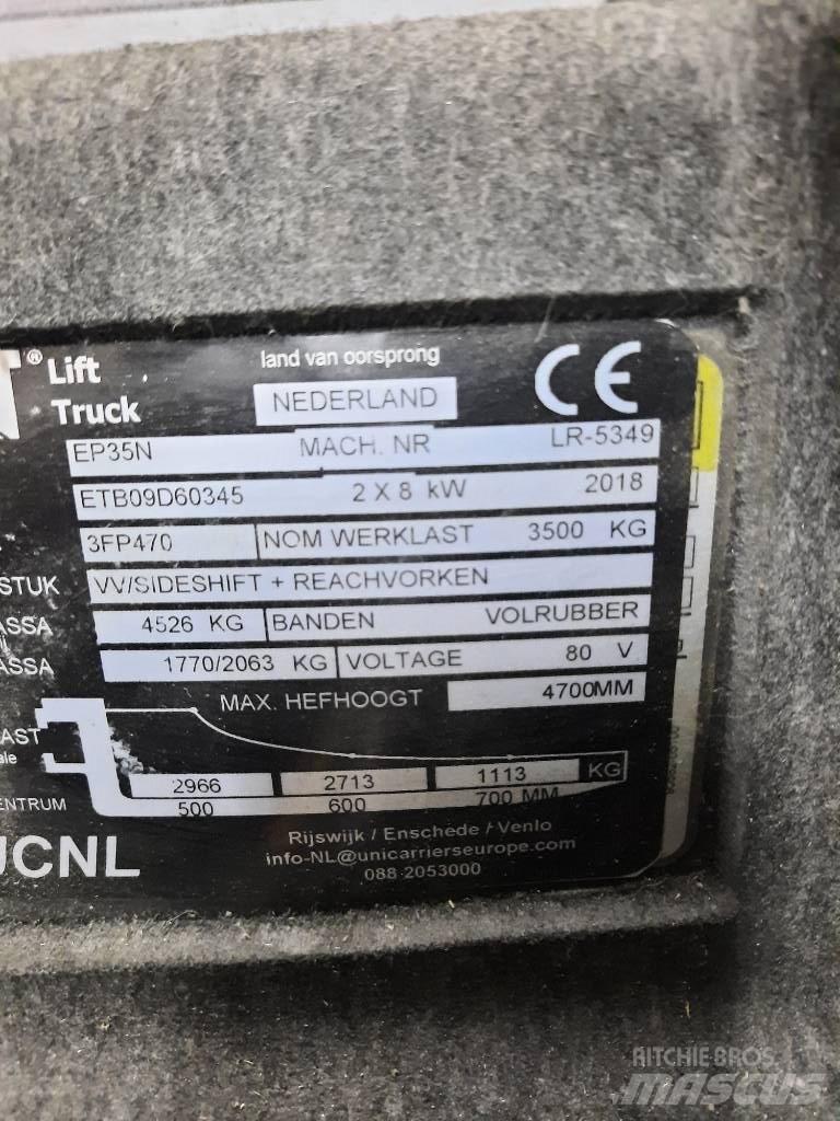 CAT EP35N Elektriniai šakiniai krautuvai