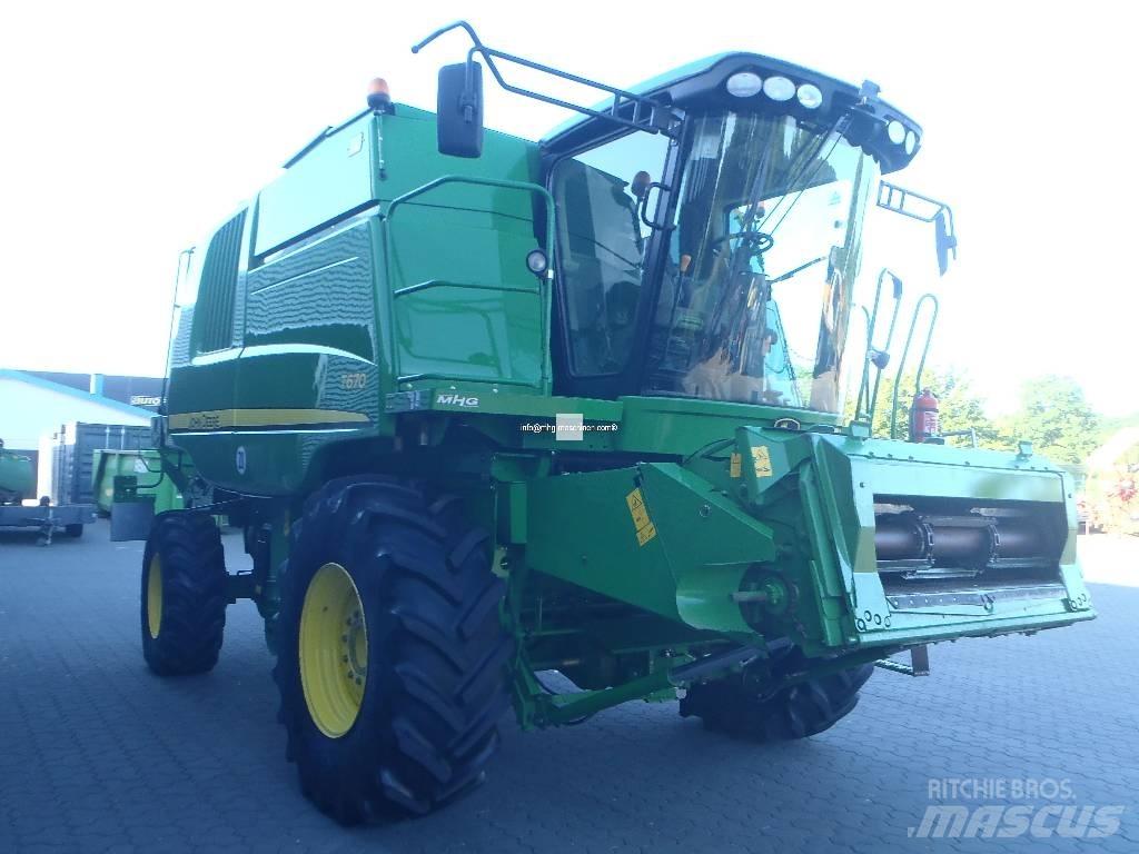 John Deere T670 Derliaus nuėmimo kombainai