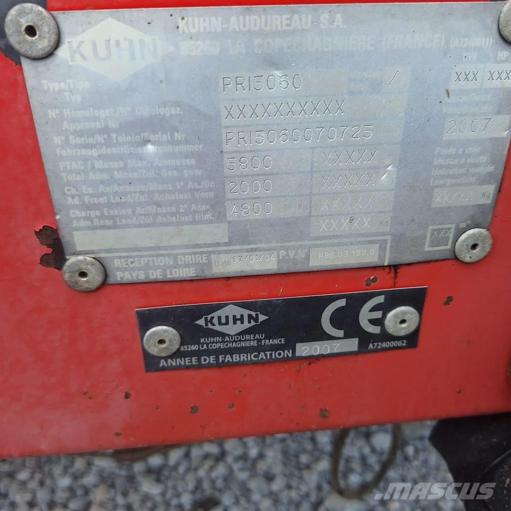 Kuhn PRIMOR 5060 Ryšulių smulkinimo, pjaustymo ir išvyniojimo įrenginiai