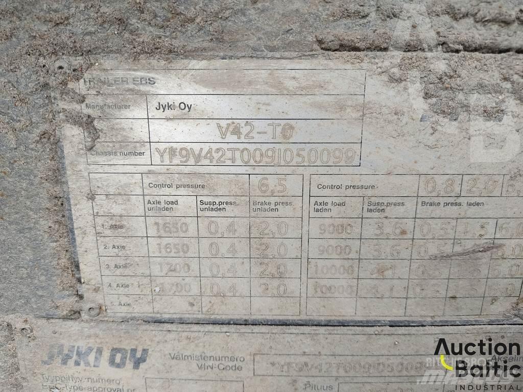 Jyki V 42 T0 Tentinės puspriekabės