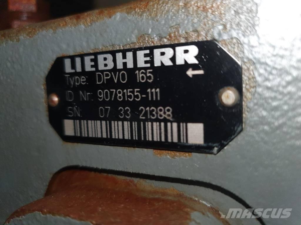 Liebherr DPVO165 Hidraulikos įrenginiai