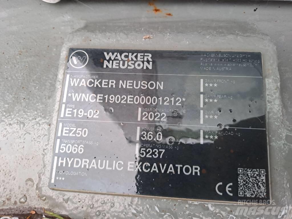 Wacker Neuson EZ50 Vikšriniai ekskavatoriai