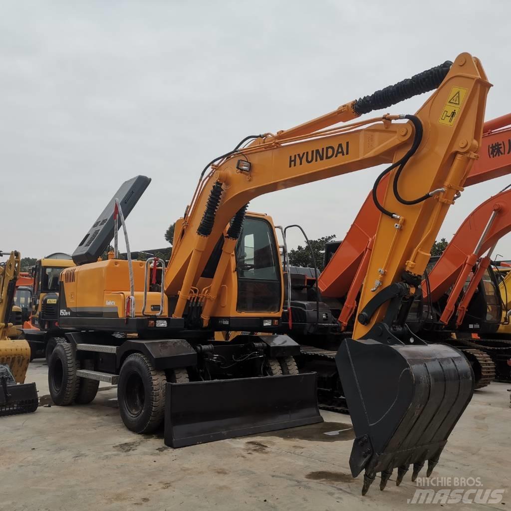 Hyundai R 150W Ratiniai ekskavatoriai