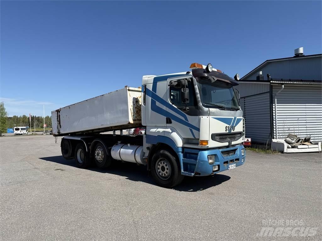 Sisu E12M 8x2 Savivarčių priekabų vilkikai