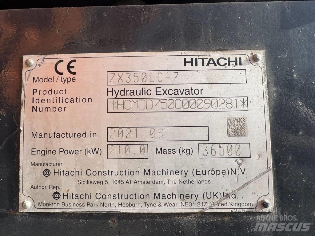 Hitachi ZX 350 LC-7 Vikšriniai ekskavatoriai