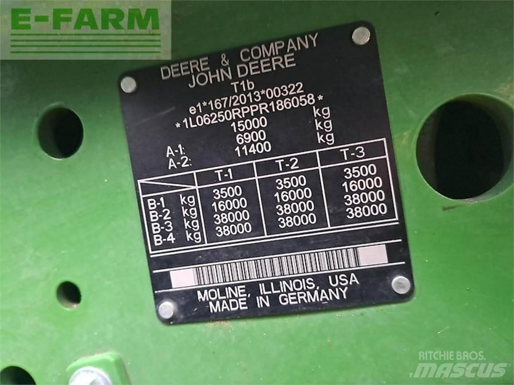 John Deere 6r250 Traktoriai
