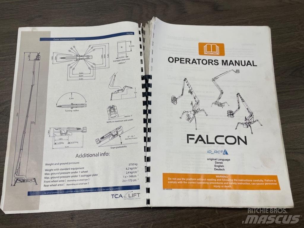 Falcon Spider FS 290 Teleskopiniai keltuvai