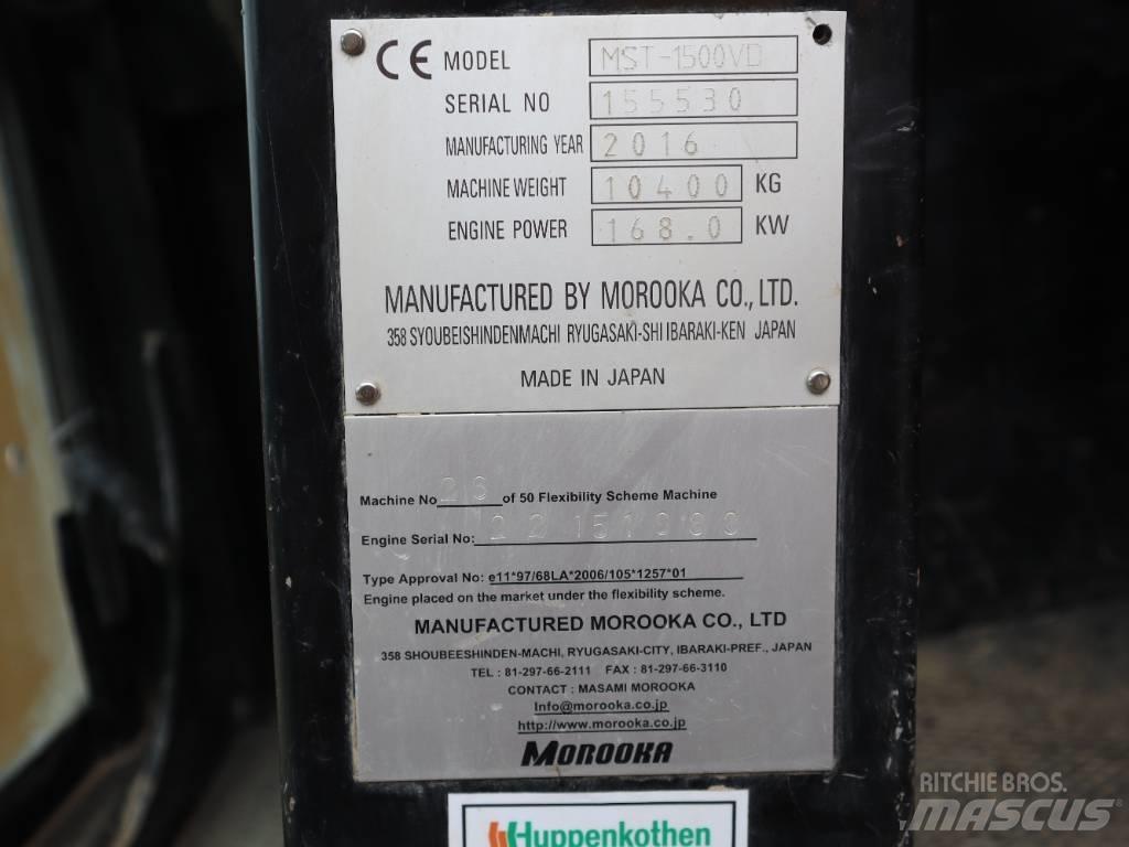 Morooka MST 1500 V D Vikšrinė savivartė technika