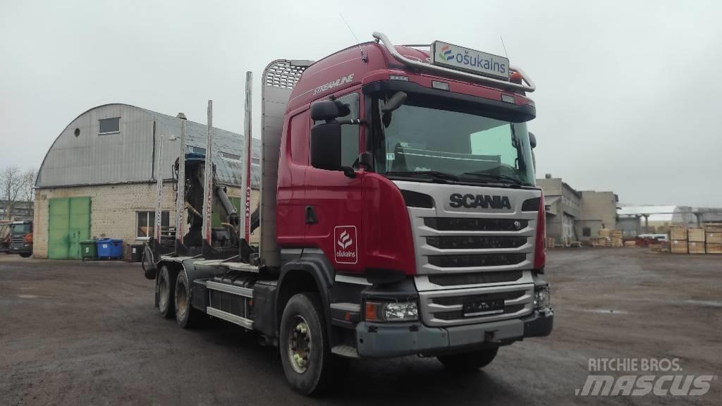 Scania R410 Miškovežių vilkikai