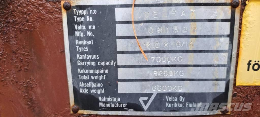 Velsa 7000kg Savivartės priekabos