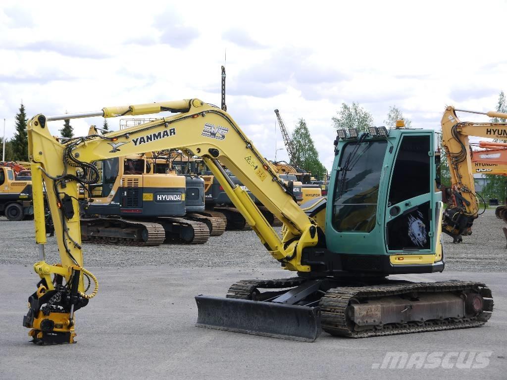 Yanmar Vio 80 Vidutinės galios ekskavatoriai 7-12 t