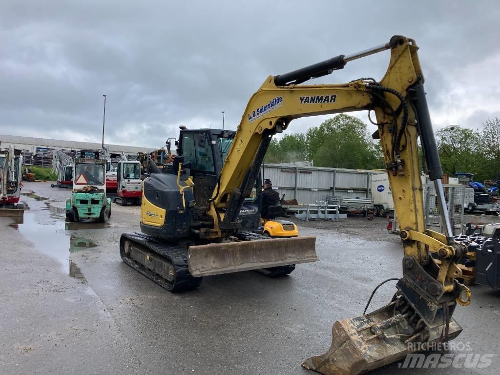 Yanmar Vio 80-1 Vidutinės galios ekskavatoriai 7-12 t