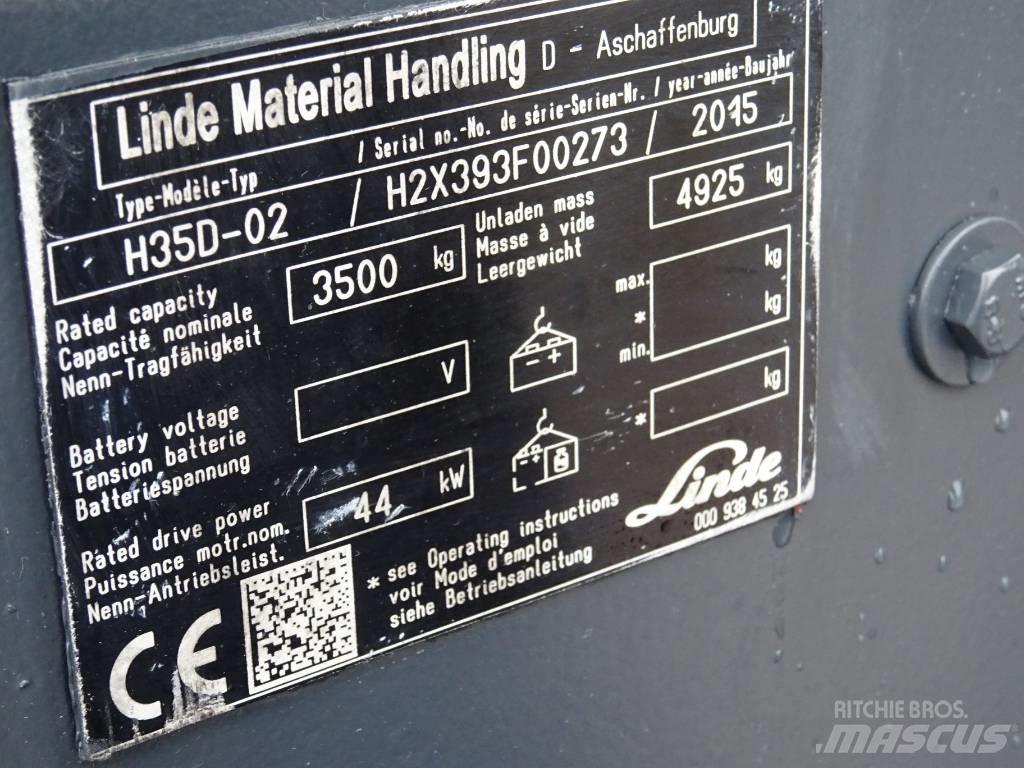 Linde H35D-02 Dyzeliniai krautuvai