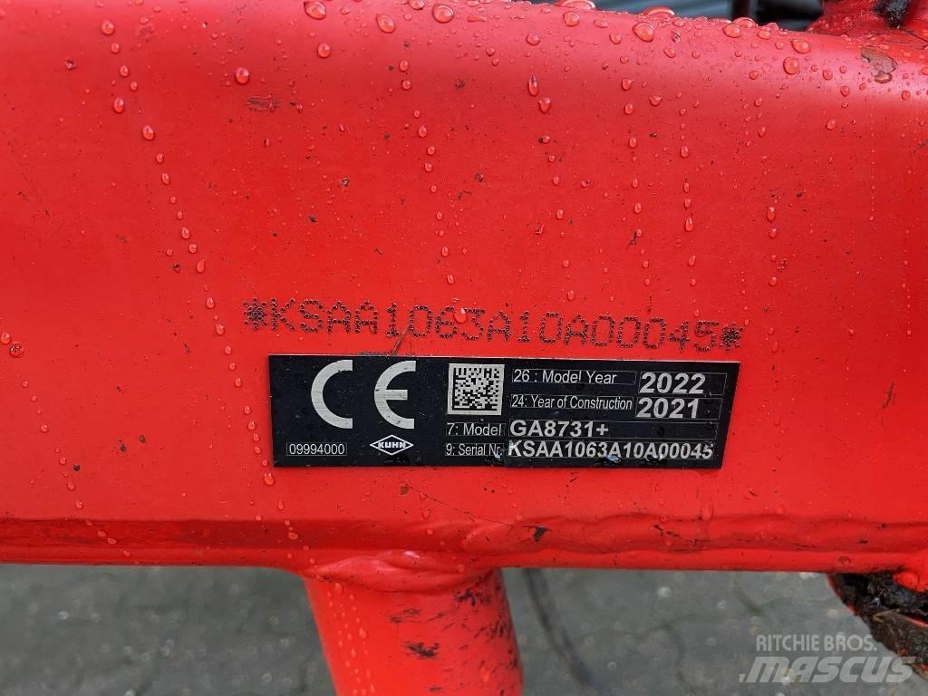 Kuhn GA 8731 Šieno grėbliai ir vartytuvai