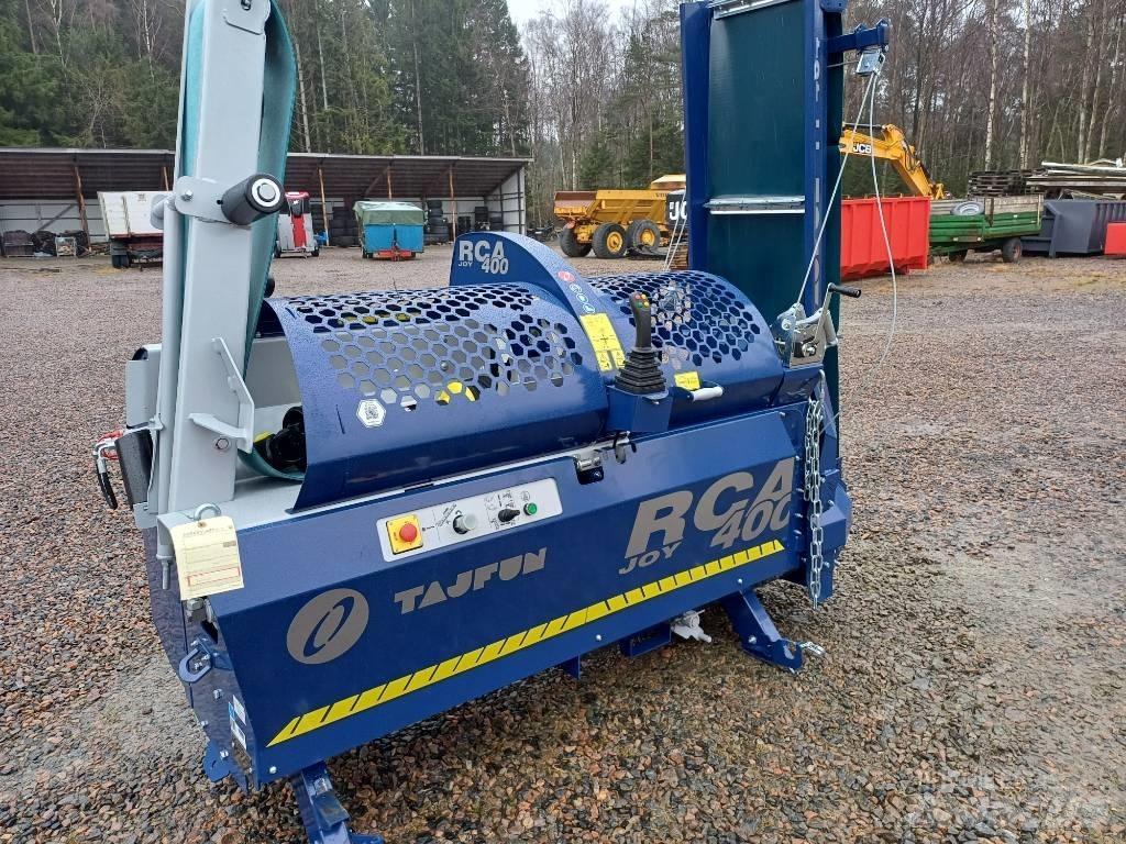 Tajfun RCA400 Medžių skaldymo, pjovimo ir lupimo įrengimai